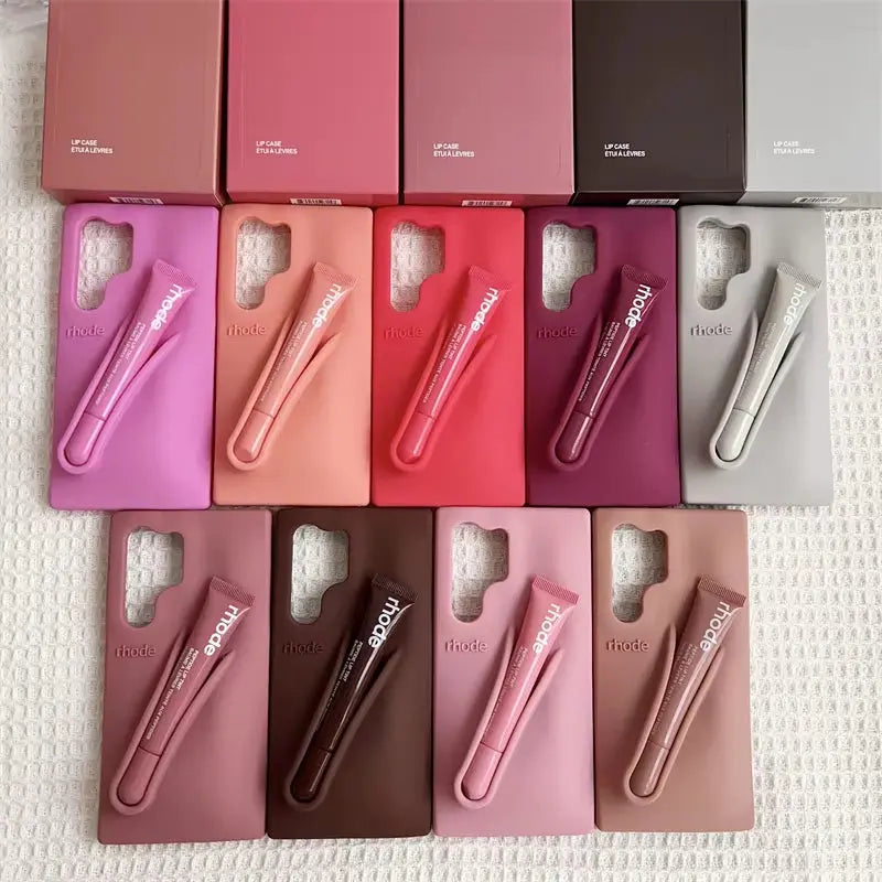 Rhode Phone Case with Lip Gloss Set for Samsung