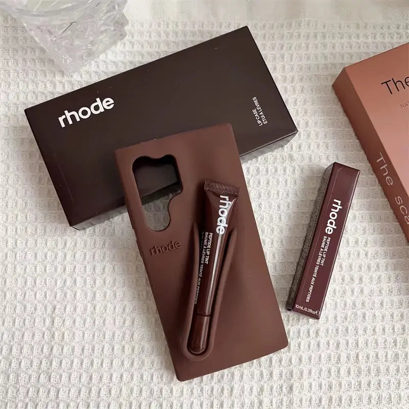 Rhode Phone Case with Lip Gloss Set for Samsung