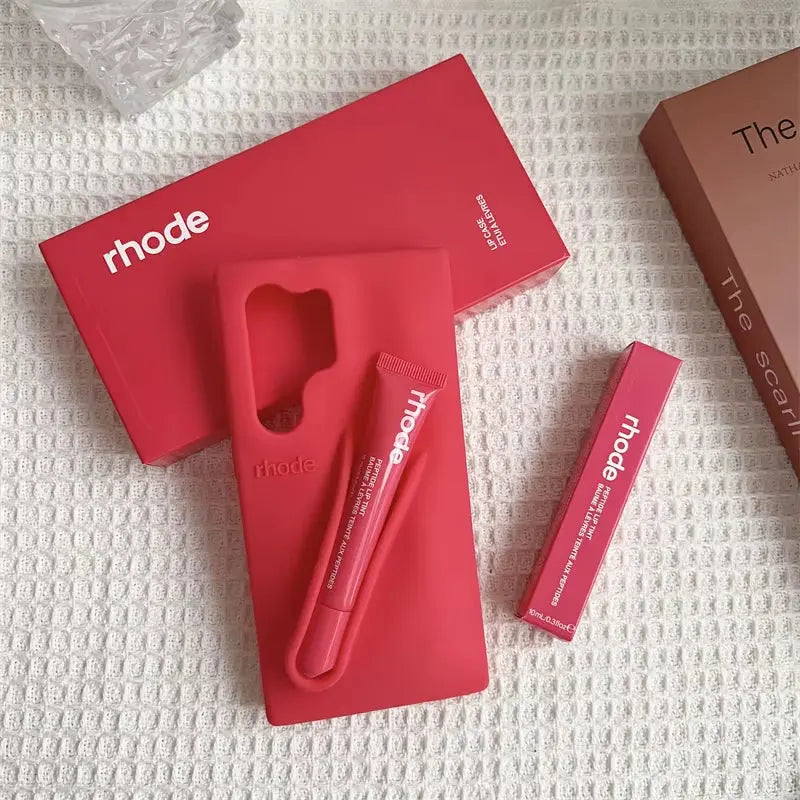 Rhode Phone Case with Lip Gloss Set for Samsung