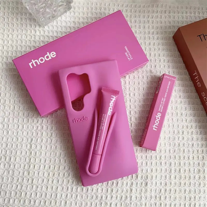 Rhode Phone Case with Lip Gloss Set for Samsung