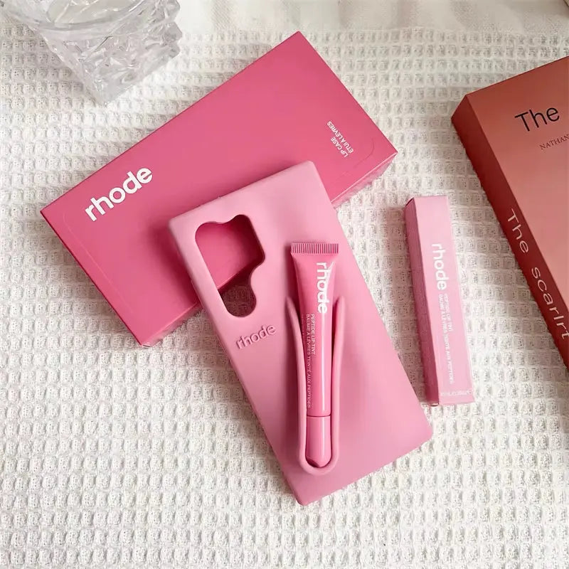 Rhode Phone Case with Lip Gloss Set for Samsung