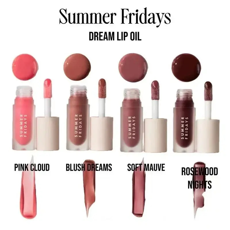 Summer Fridays Dream Lip Oil - Deep Moisturizing Glaze for Smoother Lips and Enhanced Shine