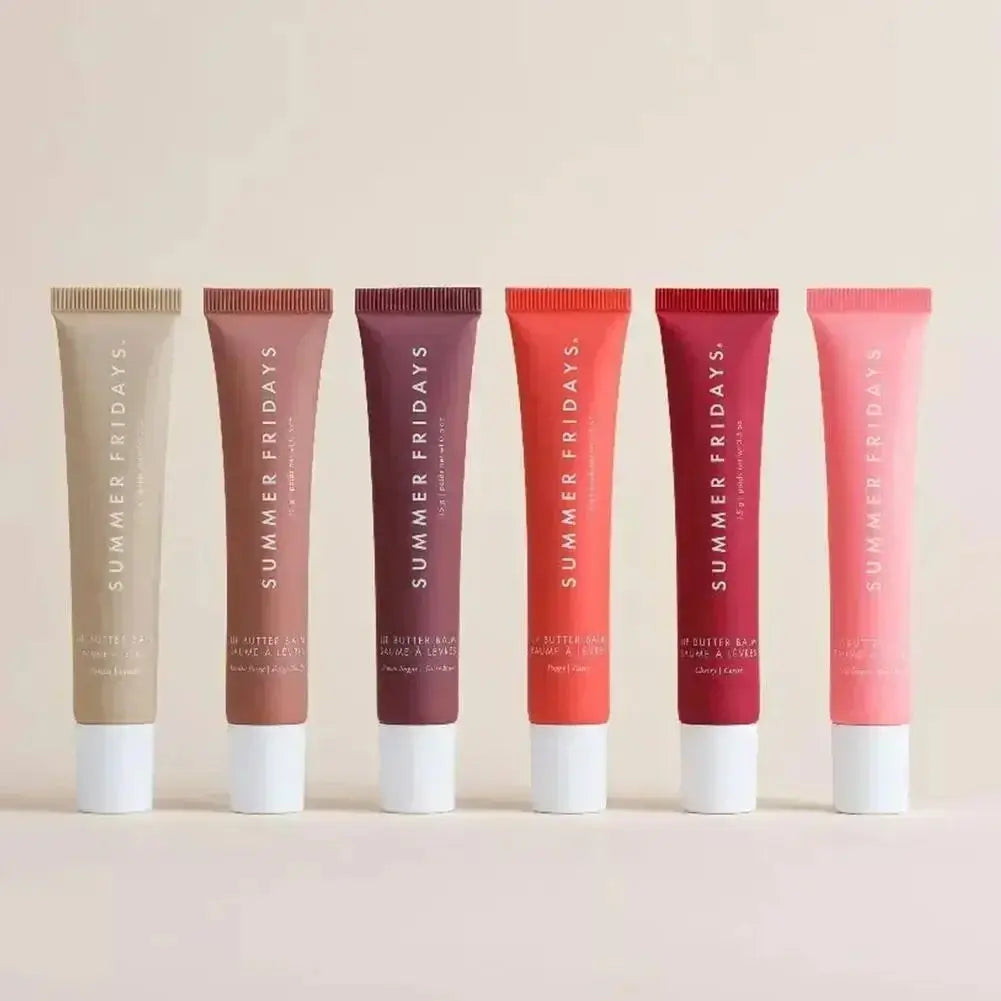 Summer Fridays Lip Balm Set - 8 Shades of Moisturizing and Soothing Lip Care with Flavors