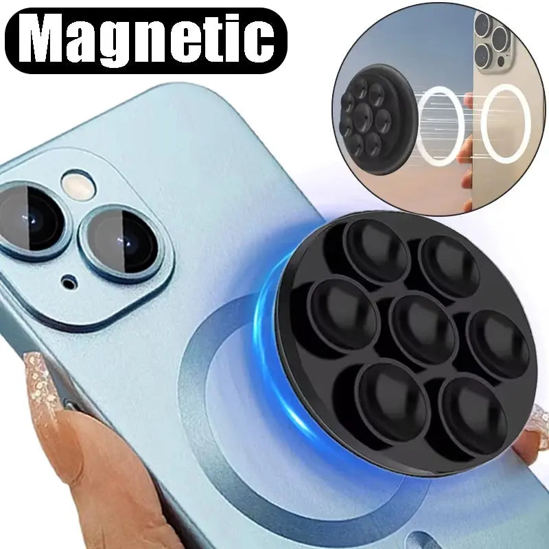 Universal Magnetic Silicone Suction Cup Phone Mount