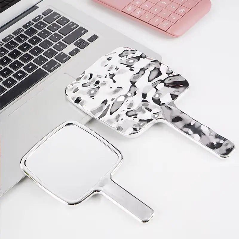 Vintage Handle Makeup Mirror