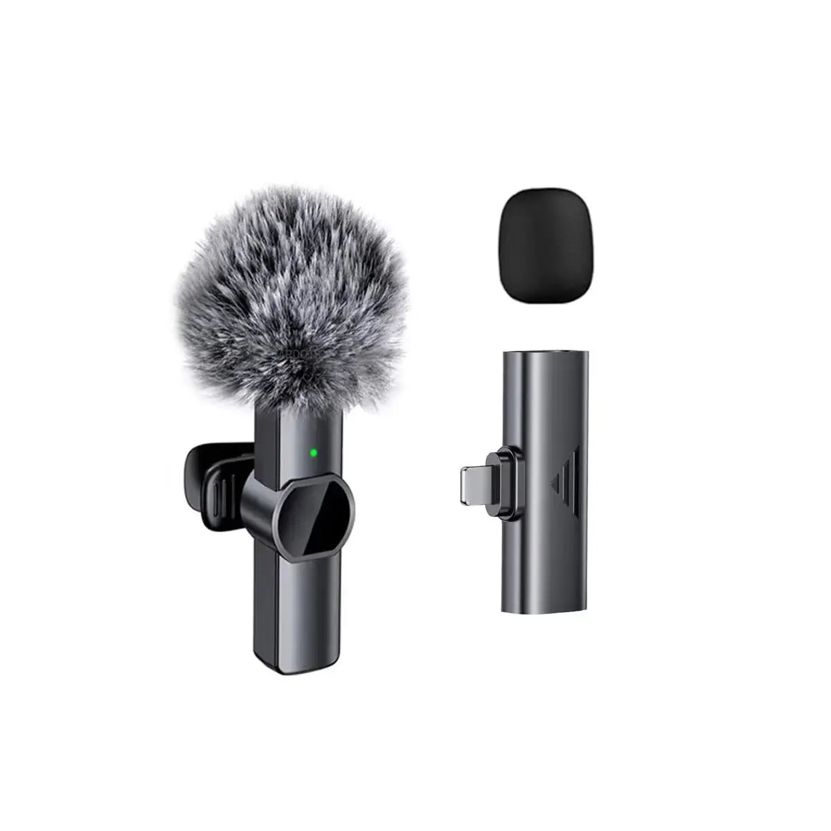 Wireless Lavalier Microphone for Mobile Devices with Noise Reduction for Audio and Video Recording