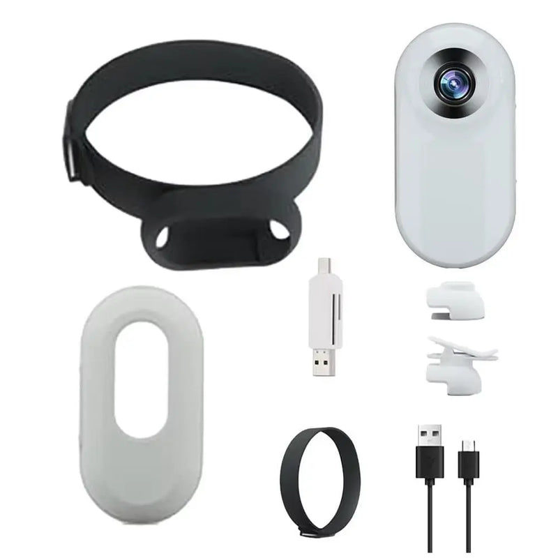 Wireless Mini Outdoor Camera for Pet Collars with Screen (HD 1080P)