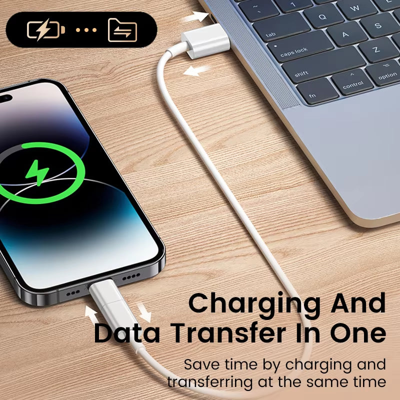 Type C to Lightning Female Adapter for iOS Fast Charging - USB C Converter for iPhone