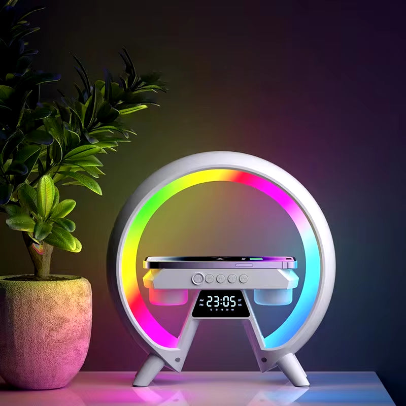 Multifunctional Wireless Charging Station with Speaker